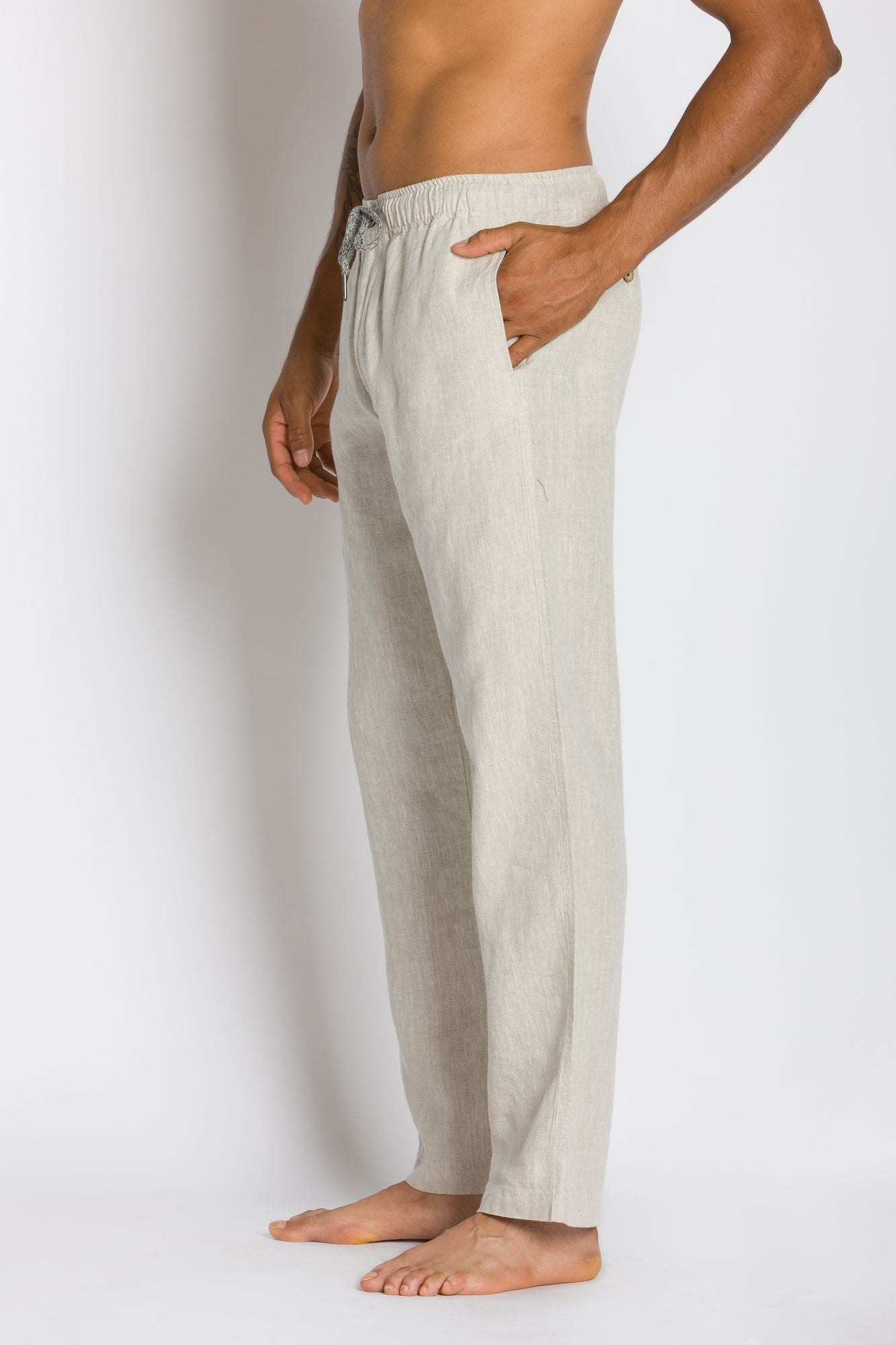 Men's Linen Pants - Zenkai Sports