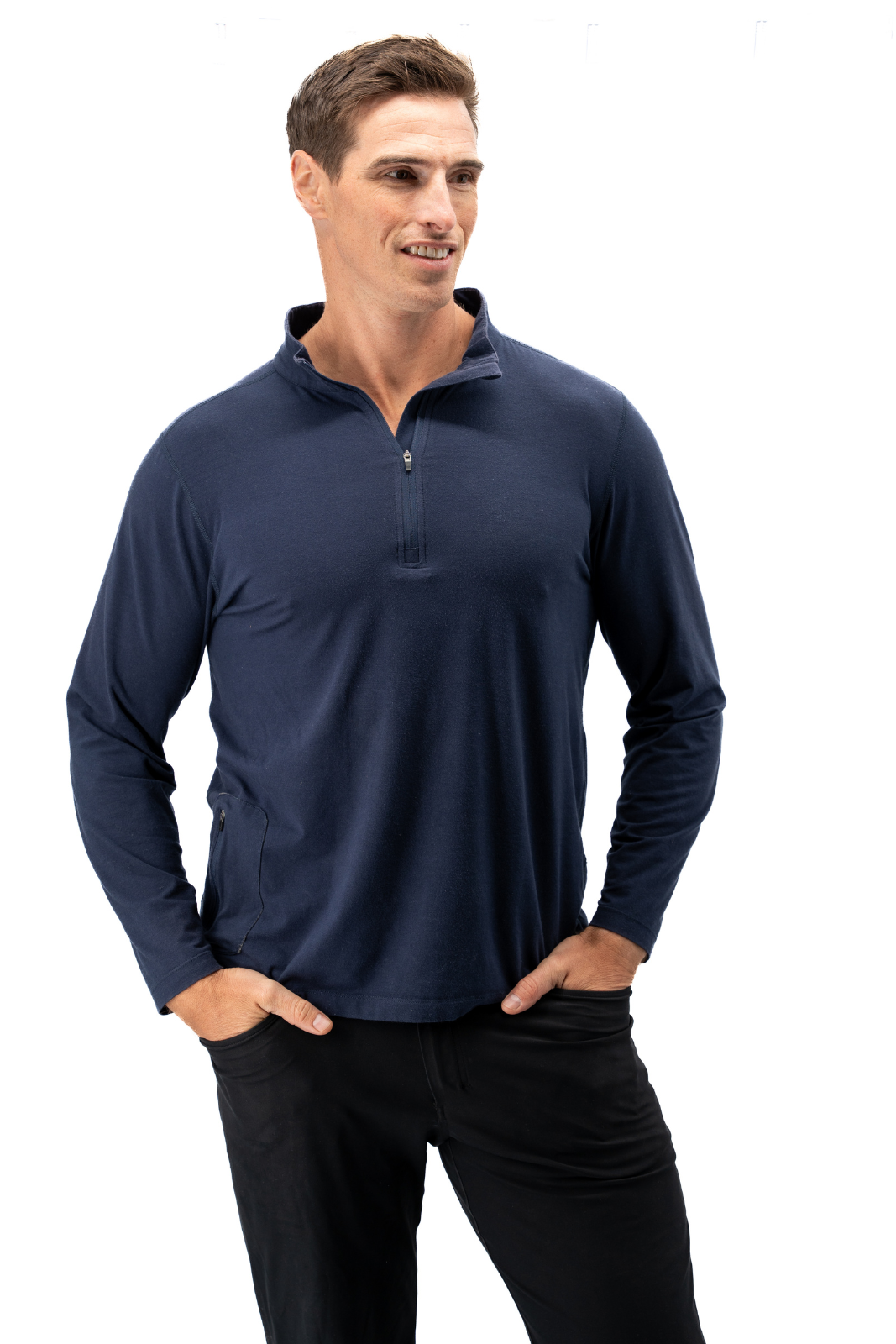 Men's Mock 1/4 Zip Top - Zenkai Sports