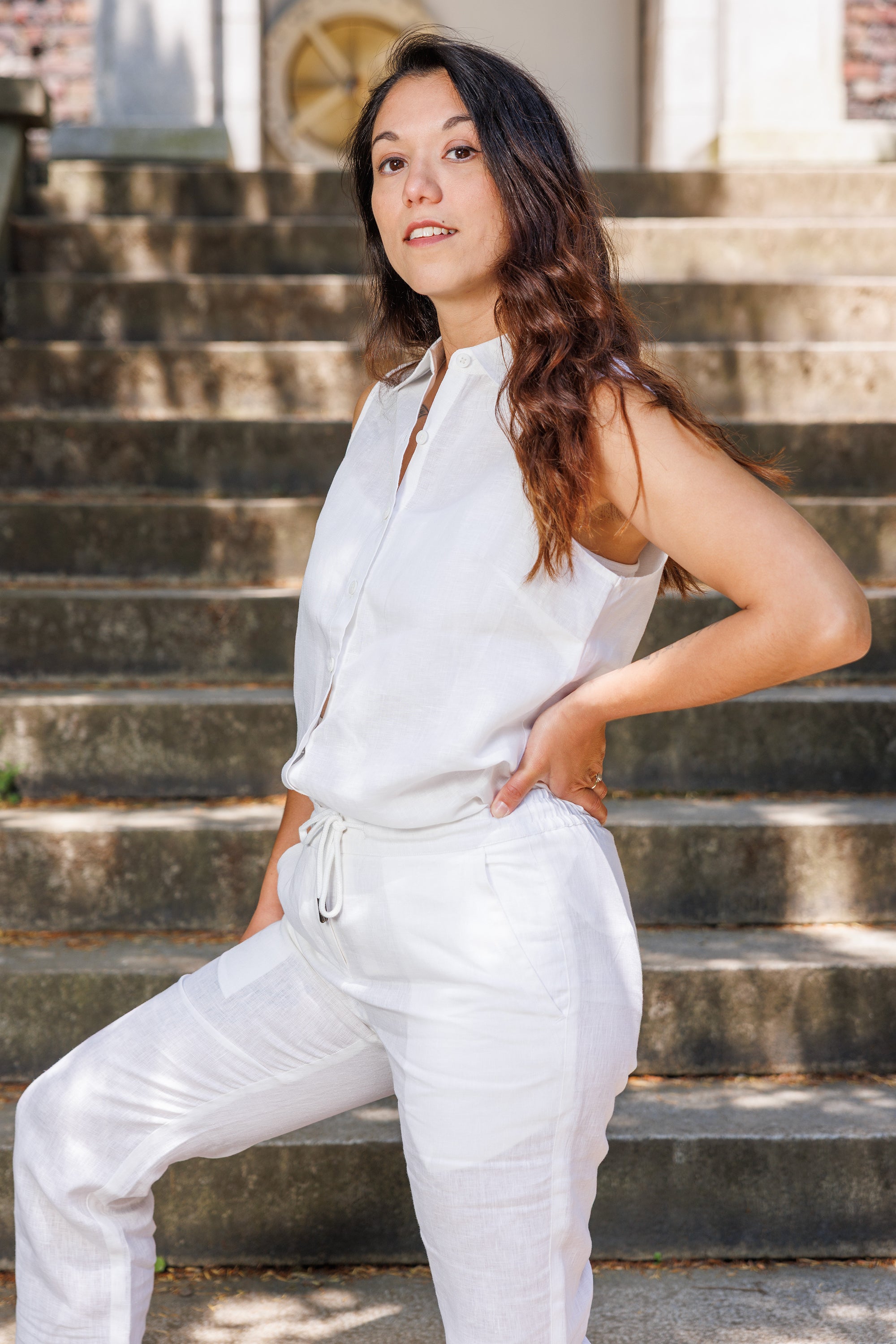Women's Linen Pants - Zenkai Sports