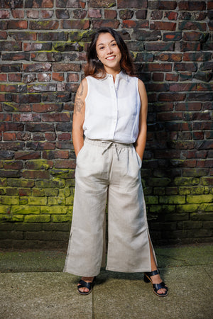 Women's Linen Pants - Zenkai Sports