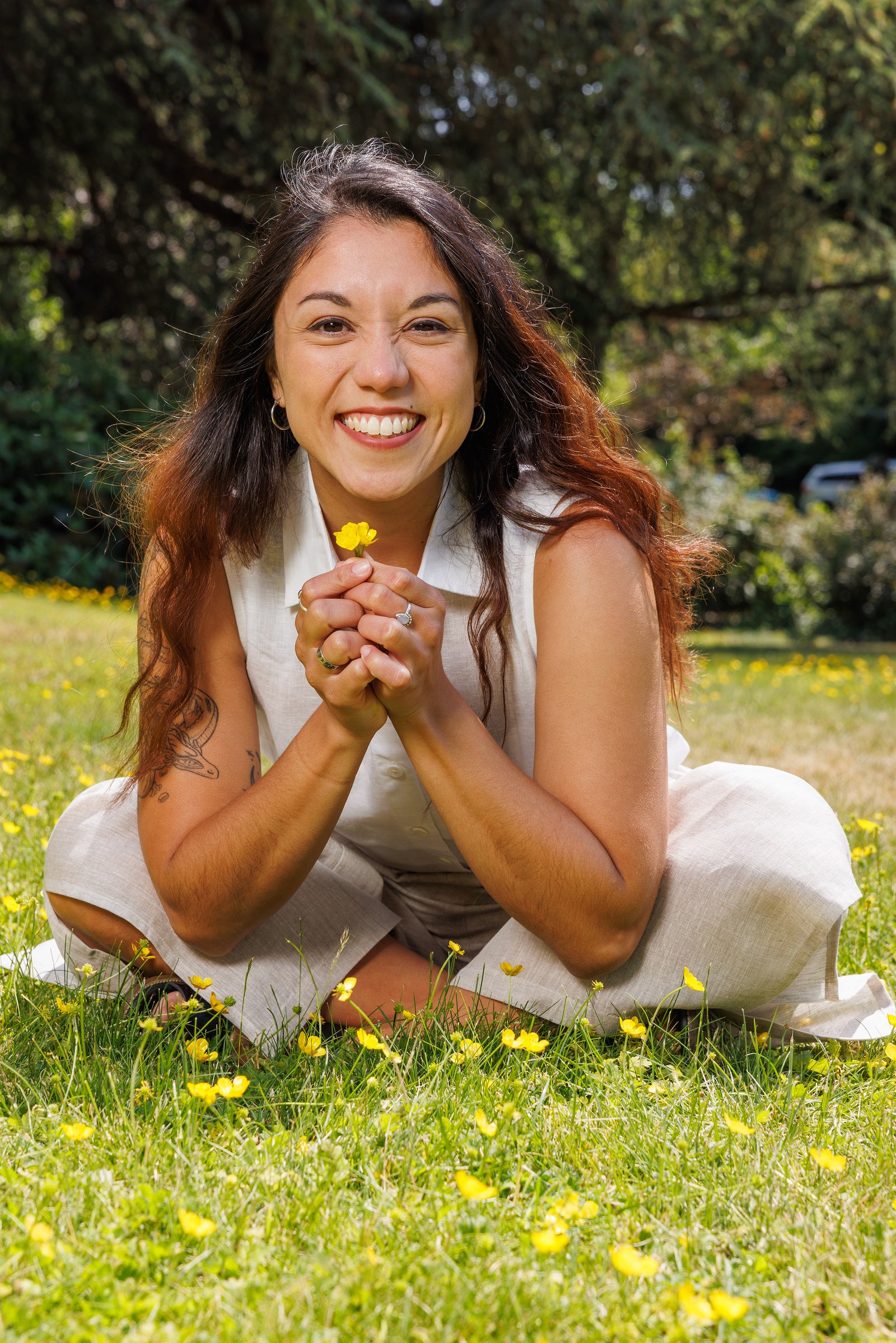 Women's Linen Sleeveless Shirt - Zenkai Sports