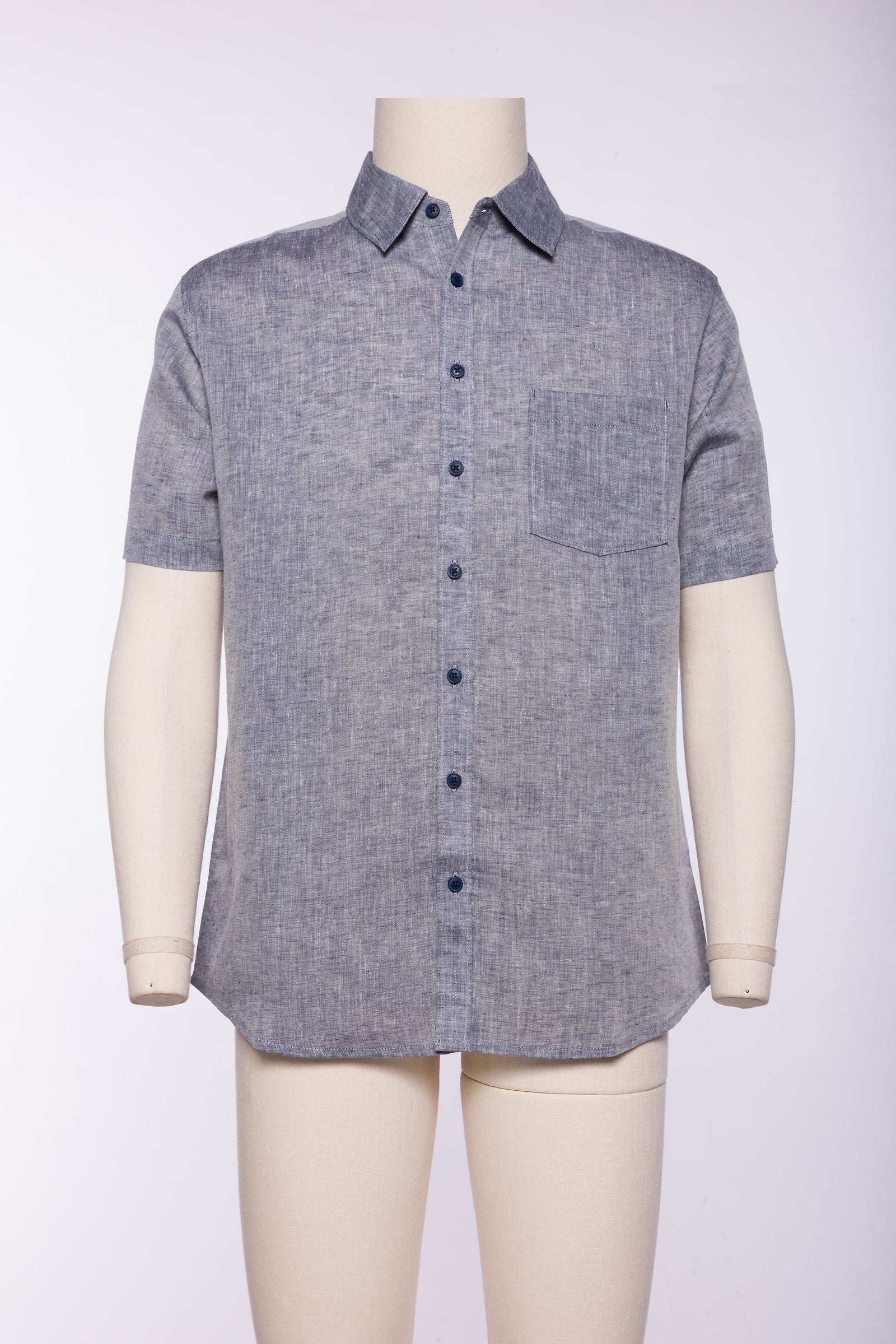 Men's Linen Button down Shirt - Zenkai Sports