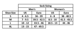 Men's Peak Compression Lace Bite Socks